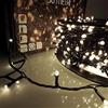 Luccika Catena Luminosa LED Tutti Flash, Cavo Verde 4m, IP44 Interno/Esterno, 31V con Timer, Luci Decorative Natalizie per Giardino e Feste (Bianco Caldo, 50M 1000LED)
