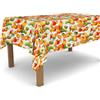 BANZAII TEXTILE INNOVATOR ONLINE Banzaii Tovaglia Plastificata 140x100 cm, Copritavolo Antimacchia in PVC da Esterno e Interno Facile Da Pulire Nella Misura Che Vuoi - Frutti Colorati