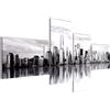 Runa Art Quadro XXL New York City 200 x 100 cm Stampa D'Arte Murale Tela Non Tessuta Decorazione Soggiorno Camera Da Letto 029541c