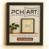 PCH[art] Cornice portafoto Premium 40 mm in MDF - nero opaco in 70 x 140 cm - con vetro sintetico - Formato verticale e orizzontale - Montaggio a parete & Supporto da tavolo - Design moderno per foto