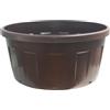 N.G. NICCOLAI NG NICCOLAI VASO COSMO COLORE NERO O TERRACOTTA VARIE MISURE - PLASTICA RICICLATA E RICICLABILE - MADE IN ITALY (NERO, 86/81x37(H) cm. - 160 LT - BASSO)