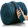 MeriWoolArt® Filato XXL 100% Merino 4-5cm, Spesso Soffice, Feltro ad Ago, Infeltrire, Bagnato, Fai Da Te Coperta Grossa di Lana