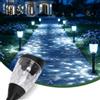 Aigostar Lampade Solari da Giardino 12 pcs: Luci Solari Esterno Giardino 6500K Luce Bianca Freddo - IP44 Impermeabile per Prato/Corridoio/Patio, L58*W58*H345mm
