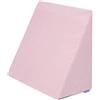 Badum - Cuscino per La Schiena - Cuscino A Cuneo per Letto - 60x50x30 Cm - con Strato di Memory Foam, Rivestimento Sfoderabile E Lavabile - Cuneo per Materasso, Cuscino Ergonomico - Rosa Chiaro