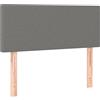 vidaXL Testiera Grigio Scuro 80x5x78/88 cm in Tessuto