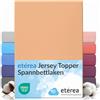 etérea Himmlische Qualität etérea Jersey Topper lenzuolo con angoli 140x200-160x200 cm Sabbia Epaisseur 5-10 cm - 100% Cotone - Oekotex materasso Letto copripiumino - lenzuola 140x200cm - 160x200cm Beige