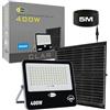 CLAR Faretto LED Esterno Solare 400W Pannello - Solar Light Pack