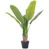 IlGruppone Pianta Finta Da Interno Artificiale Grandi Varie Altezze 100/150/180 Cm Artificiali Vari Modelli Modellabili Decorazioni Casa Ufficio - Banano - Altezza 100cm