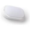 LEDKIA LIGHTING Plafoniera LED 25W Ovale per Esterni 94x198 mm IP65 con Sensore di Movimento e Crepuscolare White 6500K Bianco Freddo
