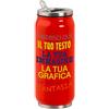 VENEZIANO Borraccia Termica Personalizzabile 500ml in Acciaio Inox Lucido - Stampa Digitale UV Nome, Logo o Immagine - Mantiene 6H Caldo e 12H Freddo - Design Tipo Lattina, Riutilizzabile ed Eco-Friendly