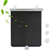 KGUDYS Tende oscuranti con ventose,anti-UV tenda avvolgibile di 30-75 cm di larghezza,frangisole automatici a scomparsa,senza forare,tende temporanee portatili per porte e finestre,Black-40x125cm/15.7x49in