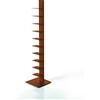 ZStyle BBB ITALIA Libreria SAPIENS a colonna verticale scaffale autoportante con ripiani (152 cm, Corten)