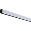 Paulmann 78904 Profilo quadrato con diffusore bianco 1 m canali LED neri listelli alluminio, strisce in plastica