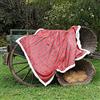 BANZAII TEXTILE INNOVATOR ONLINE Banzaii Coperta Plaid in Pile Calda e Morbida Microfibra, per Letto e Divano 130x160 cm Scozzese Rosso
