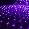 SUAVER Catena luminosa a LED, impermeabile, alimentata a batteria, decorazione natalizia, per albero di Natale, prato, cespugli (viola, 3 x 2 m)