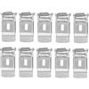 KITANDOVE 10 Clip A Molla Per Faretti Da Incasso: Lampade A Pannello LED Per Faretti - Morsetto A Molla Per Illuminazione - Accessori Per Faretti Da Incasso Di Facile Installazione