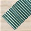 IlGruppone Passatoia per Cucina o Tappeto da Ingresso in Vero Bamboo Naturale 7 Misure 7 Colori - 50x100 cm - Blu