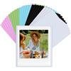 HIYQIN Confezione da 25 Cornici Magnetiche per Foto Instax Square Film 2,83x3,38, Cornici per Frigorifero per Fujifilm Instax Square SQ1/SQ20/SQ40/SQ10/SQ6/SP-3 - Colorate