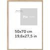 Pix FRAMES Cornice Foto - 50x70 cm - Portafoto da Parete Legno - Elegante Cornici da Parete - Porta Foto da Muro - Classico Quadretti da Parete - Moderno Portafoto - Quercia