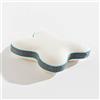 IlGruppone Cuscino Cervicale Memory Foam Ergonomico a Forma di Farfalla 57x45x13 cm Cuscino Ortopedico per Dolori Cervicali Supporto per Schiena e Collo Rivestimento Traspirante e Sfoderabile