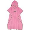 Retrok Poncho surf in microfibra, oversize, 110 x 90 cm, ad asciugatura rapida, ultraleggero, poncho da bagno da uomo con cappuccio, per adulti, ragazzi, lavabile in lavatrice (rosa)