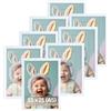 Victor cornice portafoto "Dali" bianca 15x21 cm set da 8 - legno moderno - vetro acrilico - design moderno - decorazione d'interni