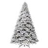 Bellapianta Albero di Natale Innevato con Luci LED Incorporate 300cm Effetto Neve Realistico Super Folto 3 metri, Borsone per Riporre l'Albero e Guanti per Montaggio Inclusi