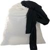 YAADU Sacco portabiancheria XXL in 100% cotone, 110 l, 75 x 85 cm, resistente cesto portabiancheria con cordoncino, grande portabiancheria pieghevole, modello Maiga (beige)