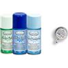 HygienFresh Profumo Deodorante Tessuti Abiti Tende DIVANI Speciale LAVANDERIE Tris igiensoft Idee Regalo 150 ml (Muschio,Note di Pulito, Talco)