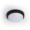 LEDKIA LIGHTING Plafoniera LED 25W Circolare per Esterni Ø175 mm IP65 Black 3000K Bianco Caldo