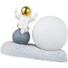 Ruarby Astronauti Luci Notturne Decorazioni Luna Astronauti Lampada Da Tavolo Comodini Luci Notturne per Bambini Vivaio LED Comodini Lampada