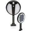Generico Lampada Solare da Esterno 35W 470 Lumen - Sensore di Movimento PIR e Crepuscolare, IP44, Luce LED 6000K per Giardino Muro Ingresso