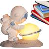 Stronrive Luci notturne per Camera dei Bambini | Simpatiche luci notturne da Astronauta per Camera dei Bambini - Decorazione Desktop in Resina con Interruttore Inferiore Decorativo a Luce soffusa