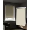 Victoria M. Tenebra Tenda a Rullo Oscurante, Montaggio con e senza Fori, Avvolgibile, Bianco Crema, 125 cm x 160 cm (Larghezza x Altezza)