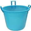Plastime Mastello Lario Vasca con 3 Manici, 70 cm, 160 L, LLDPE, Blu, Taglia Unica