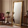 MO.WA Specchio da parete grande 82x182 Specchiera legno foglia oro Made in Italy Specchiera barocca Grande specchio barocco Specchio classico figura intera