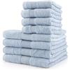 Zucchi SET asciugamano 8 PEZZI HOME FASHION Var. OPALE + tavoletta profumo biancheria per armadi by biancocasa