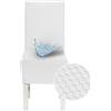 BANZAII TEXTILE INNOVATOR ONLINE Banzaii Coprisedia con Schienale 2 Pezzi Impermeabili, Antimacchia, Elasticizzati - Vestisedia Seduta e Schienale per Cucina, Sala da Pranzo, Ristorante - Bianco, Made in Italy