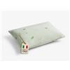 LARA MORADA - 1 Cuscino Memory Foam Anallergico e Antiacaro, 100% Made In Italy - Guanciale Ortopedico per Cervicale con Federa Aloe Vera, 70x40 cm - Deluxe, H13