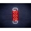 ADVPRO Barber Pole Flex Silicone LED Neon Sign - Bianco & Rosso - st16s32-fnu0276-wr