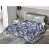 BANZAII TEXTILE INNOVATOR ONLINE Banzaii Trapuntino Singolo 170x260 cm Primaverile Estivo, Copriletto Leggero Trapuntato Imbottito Made in Italy - Sara Blu