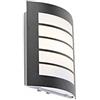 Qazqa miro - Appliques Moderno - 1 luce - L 176 mm - Nero - Moderno - Illuminazione esterna
