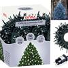 GINMA - Luci Natale Interno e Esterno LED con 8 Effetti Luce, Certificate, Basso Consumo e Impermeabili (Bianco Freddo, 3 metri (50 LED))
