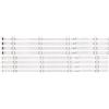 TUCANSBP 8 Pezzi/Set Striscia di retroilluminazione a LED Compatibile for LG 49UH610V 49UH603V 49UH601V 49UH620V 49UH6100 49UH61_UHD_A B HC490DGN-SLNX5-514X (Color : 8 Pieces 1TV)