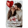 Babloo Coperta Personalizzata in Pile Plaid Personalizzato con Foto Singola e Dedica Idea Regalo per Ogni Occasione Personalizzabile 100X150cm