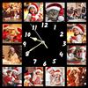 S&H&OU Orologio da parete personalizzato, orologi da parete con foto per l'arredamento del soggiorno con foto, orologio da parete silenzioso per bambini, orologio da parete con foto personalizzata