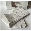 DPdantepellacani 100/1000 Sacchetti di Carta Bianchi ANTIGRASSO 14x30 cm Sacchetto in Carta Kraft Bianca per Alimenti a RESIDUO GRASSO Pizza Piadine Dolci Street Food Hamburger Panini Pizzette (100)