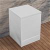 Inbagno Mobile Coprilavatrice In Resina, 65x68xH.90 cm, colore Bianco, con Serrandina Verticale, (Uso Interno/Esterno)