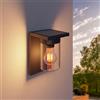 Ledvion - Applique Solare LED da Parete, Incl. Sensore di Movimento, Antracite, IP44, Energia Solare, Sostenibile