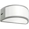 PEBSHOP APPLIQUE Attacco E27, IP44 (60 W - CM 25 X 12 X 13 ALLUMINIO)